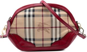 Burberry Pre-owned Burberry Mini Haymarket Check Coated Canvas Orchard Crossbody Ladies MDTITSIC70CHI