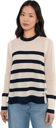 Helly Hansen Knit Sweater Womens Sweater Navy/Cream Stripe : XL, Polyamide/Polyester/Viscose