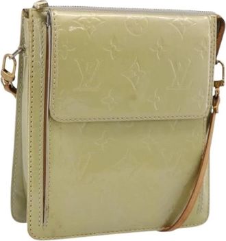 Louis Vuitton Pre-owned Accessory Pouch - Dames - Vintage Schoudertas - Groen - ONE Size - Leer - Vintage