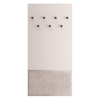 Selsey Selsey Dioce - Appendiabiti A Parete - 69 Cm - Grigio Beige