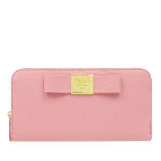 Prada Pre-owned Prada Saffiano Fiocco Bow Long Wallet Ladies 4VUW83CA9LZHZYWY