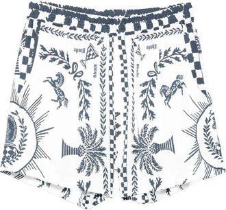 Rhude Patterned Elasticated Shorts