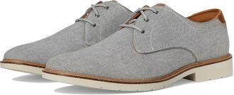 Florsheim Herington Canvas Plain Toe Oxford Mens Shoes Gray : 8 W (3E), Canvas/Rubber
