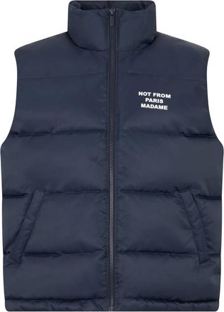 Dr&ocirc;le de Monsieur Coats - Heren - Bodywarmers - Blauw - L - Jassen