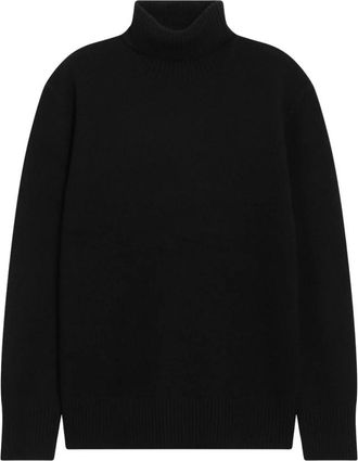 Toteme Cashmere Turtleneck - Dames - Coltruien - Zwart - XS - Kasjmier - Truien & Vesten