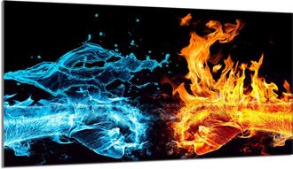 OEM Placa Protectora De Vidrio Para La Estufa 90x52 Fire