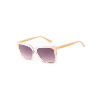 Guess Sunglasses, female, Beige, Size: ONE SIZE Resin Frame Sunglasses