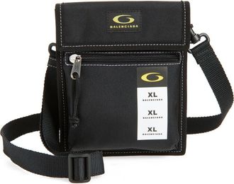 Balenciaga Explorer Crossbody Pouch in 1078 Black/Yellow/White at Nordstrom