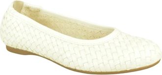 Gabor Schoenen, Dames, Beige, 37 EU, L.Beige Vlecht Ballerine