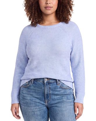 Eileen Fisher Eileen Fisher Plus Linen-Blend Crewneck Sweater