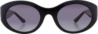 Guess Smoke Gradient Oval Ladies Sunglasses GU00198-H 01B 53