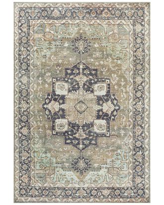 Jonathan Y Designs Jonathan Y Maris Ornate Medallion Machine-Washable Chenille Rug