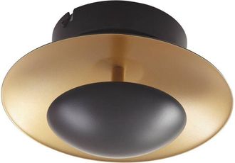 Lindby L&aacute;mpara De Techo Led tiama En Negro Metal - Lindby