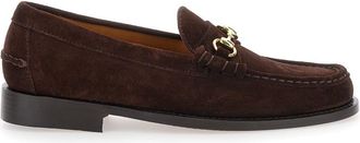 Sebago joe Modena Brown Pull-on Loafers With Horsebit Detail In Suede Man