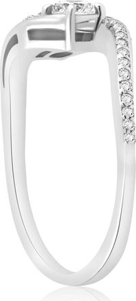 Pompeii3 1/2 Carat 2 Stone Forever Us Diamond Engagement Ring White Gold Size Selectable