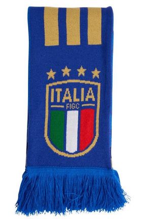 adidas Originals FIGC Italy Scarf in Bold Blue/Hazy Beige at Nordstrom