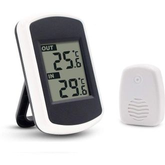 OEM Term&oacute;metro Digital Inal&aacute;mbrico Lcd Para Uso En Interiores O Exteriores, Mini Sensor De Temperatura Ambiente, Peque&ntilde;o Y Preciso Medidor Meteorol&oacute;gico P