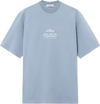 Stone Island Text Logo T Shirt
