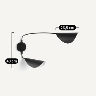 AM.PM Wandlamp 2 armen, Funambule