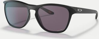 Oakley Manorburn - Occhiali da sole squadrati nero opaco con lenti grigie