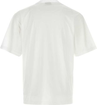 Gucci Logo-Striped Cotton T-Shirt - White