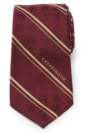 Cufflinks Inc. Harry Potter Gryffindor Stripe Silk Tie in Maroon at Nordstrom