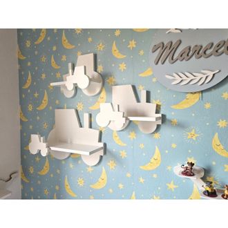 OEM Juego De 3 Estantes Para Tractor Extra Prestige Blanco