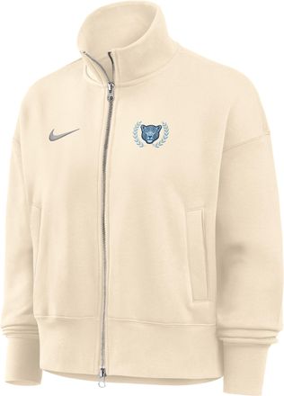 Nike Womens College (Spelman College) Nike Womens Phoenix Fleece Track Jacket in Brown | ZW052NSPEC26-NAT