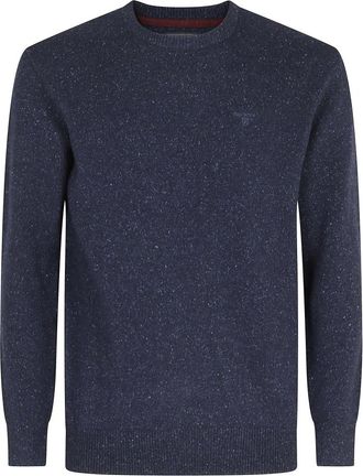 Barbour Jersey Essential Tisbury con cuello redondo - Knitwear - Hombre - Azul - XL