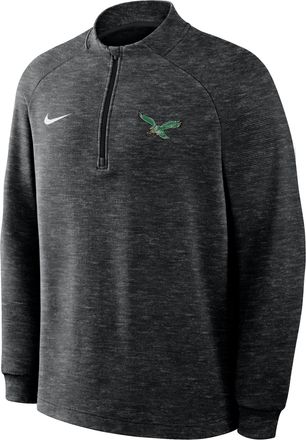 Nike Philadelphia Eagles Par Nike Mens Therma-FIT NFL Half-Zip Pullover in Black | 068F00HQ86-P8H