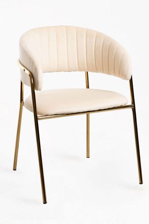 Regalos Miguel Regalos Miguel - Sillas Comedor - Silla Moniel Golden Terciopelo - Beige