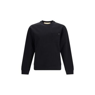 Valentino Garavani Black Cotton Mens Sweatshirt