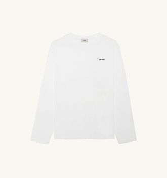 Autry LONG-SLEEVE EMBROIDERED LOGO TEE UNISEX