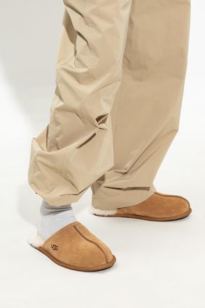 UGG Scuff Suede Slippers, Mens, Brown
