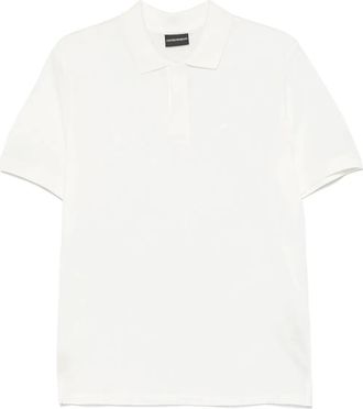 Emporio Armani Polo con logo - Bianco