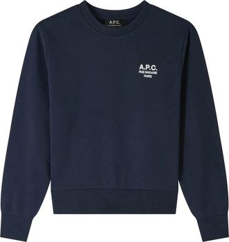 A.P.C. Rue Madame Sweatshirt - Dames - Sweatshirts - Blauw - XS - Katoen - Hoodies & sweatvesten