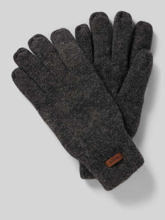 Barts Handschuhe mit Label-Detail Modell HAAKON in Anthrazit, Gr&ouml;&szlig;e L/XL