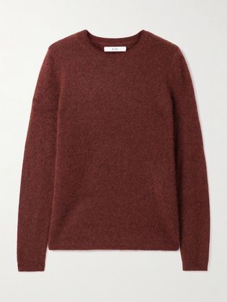 Co Pullover In Misto Cashmere E Seta - Rosso