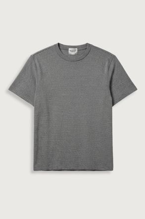 Isabel Marant Womens Zewel Striped Linen Short Sleeve In Black/white