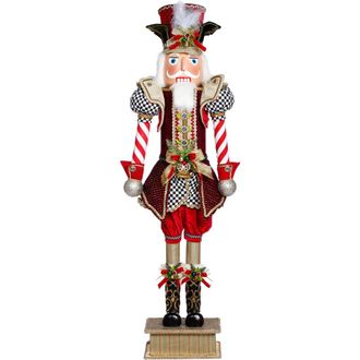 Mark Roberts North Pole Checkered Nutcracker, Large at Nordstrom
