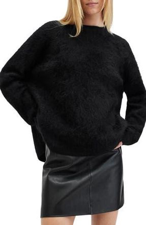 AllSaints Rebel Cashmere Crewneck Sweater in Black at Nordstrom Rack, Size Medium