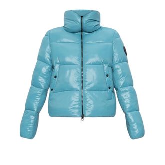 Save The Duck Ge&iuml;soleerde jas Isla - Dames - Winterjassen - Blauw - XL - Leer - Jassen