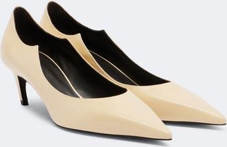 Khaite Valerie leather pumps