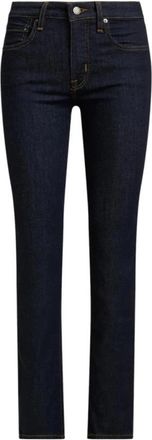 Ralph Lauren Slim-fit Jeans - Dames - Slim Fit Jeans - Blauw - W27 - Katoen - Jeans