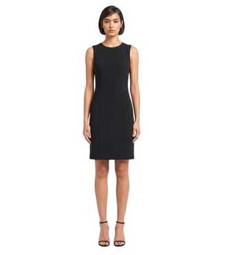Prada Black Round Neck Above Knee Dress