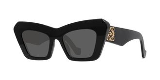 Loewe Anagram Smoke Butterfly Ladies Sunglasses LW400361 01A 51