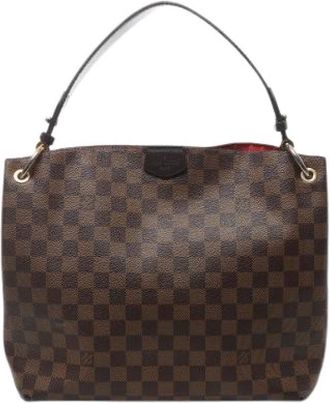 Louis Vuitton Pre-owned Graceful PM - Dames - Vintage Schoudertas - Bruin - ONE Size - Leer - Vintage