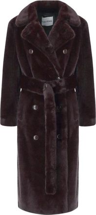 Stand Studio Jasmine Coat - Dames - Mantel - Rood - S - Polyester - Jassen