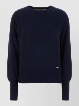 Woolrich cotton modal sweater long sleeves crew neck