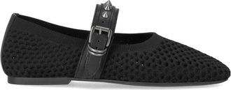 Ash Studded Ballet Flats - Dames - Ballerinas - Zwart - 36 EU - Leer - Schoenen